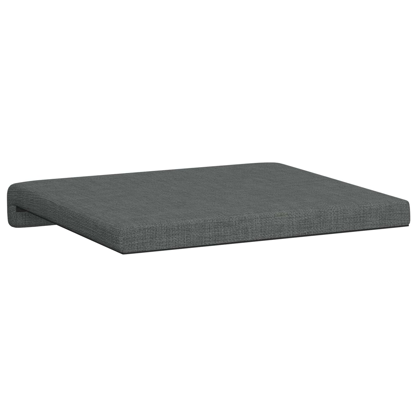 Bankkussen 4 pcs Stof Donkergrijs Diepte 35 cm