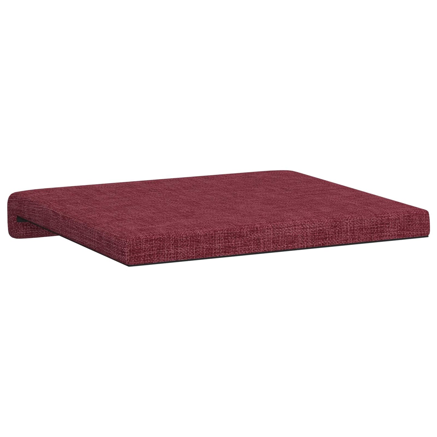 Bankkussen 4 pcs Stof Wijnrood Diepte 35 cm