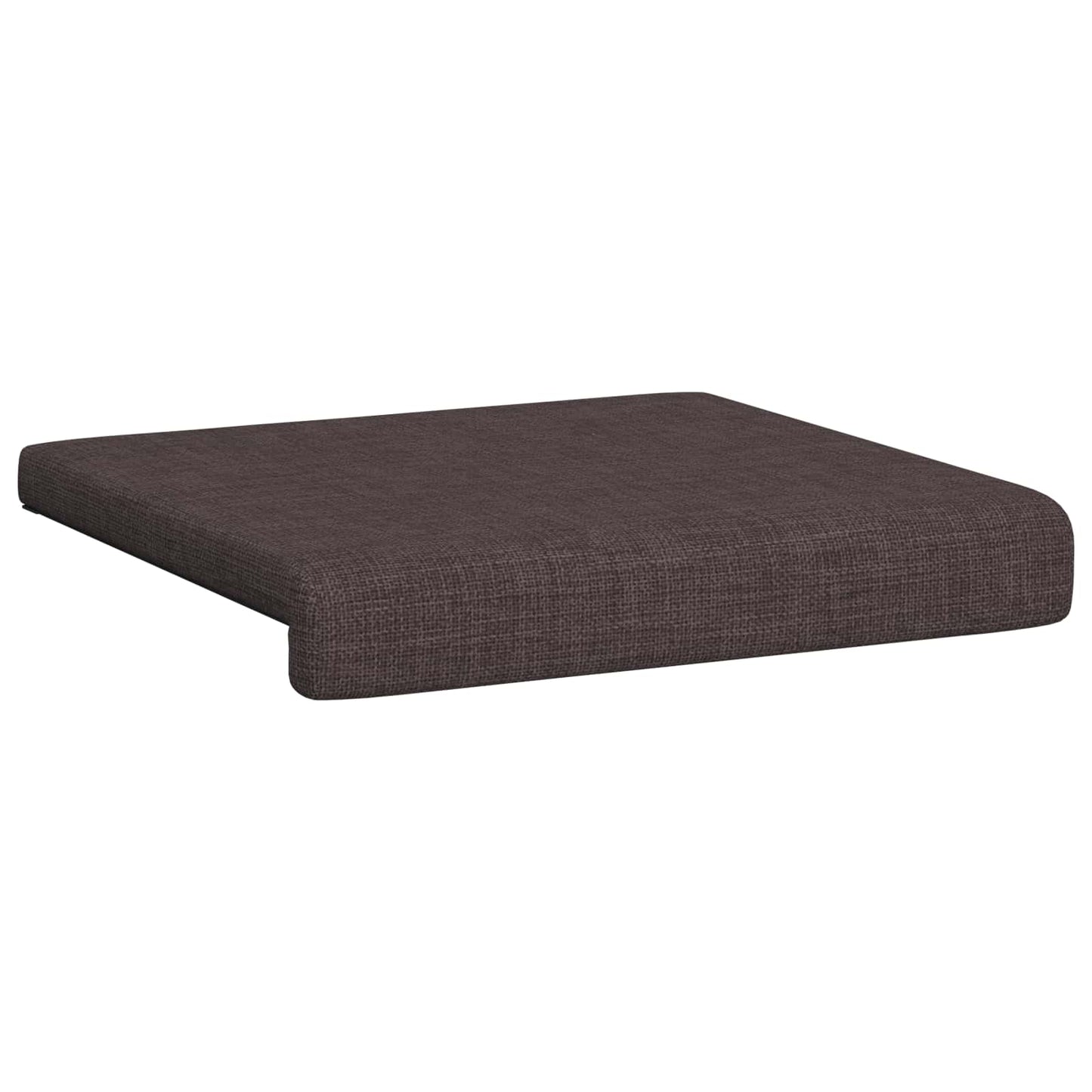 Bankkussen 4 pcs Stof Donkerbruin Diepte 35 cm