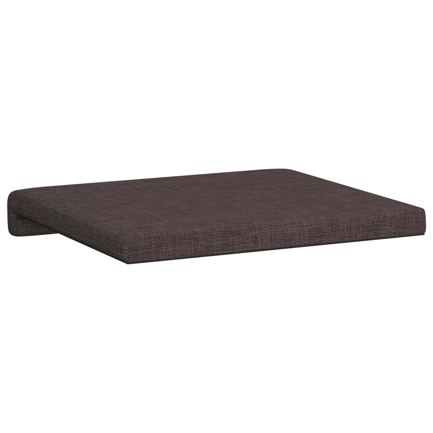 Bankkussen 4 pcs Stof Donkerbruin Diepte 35 cm