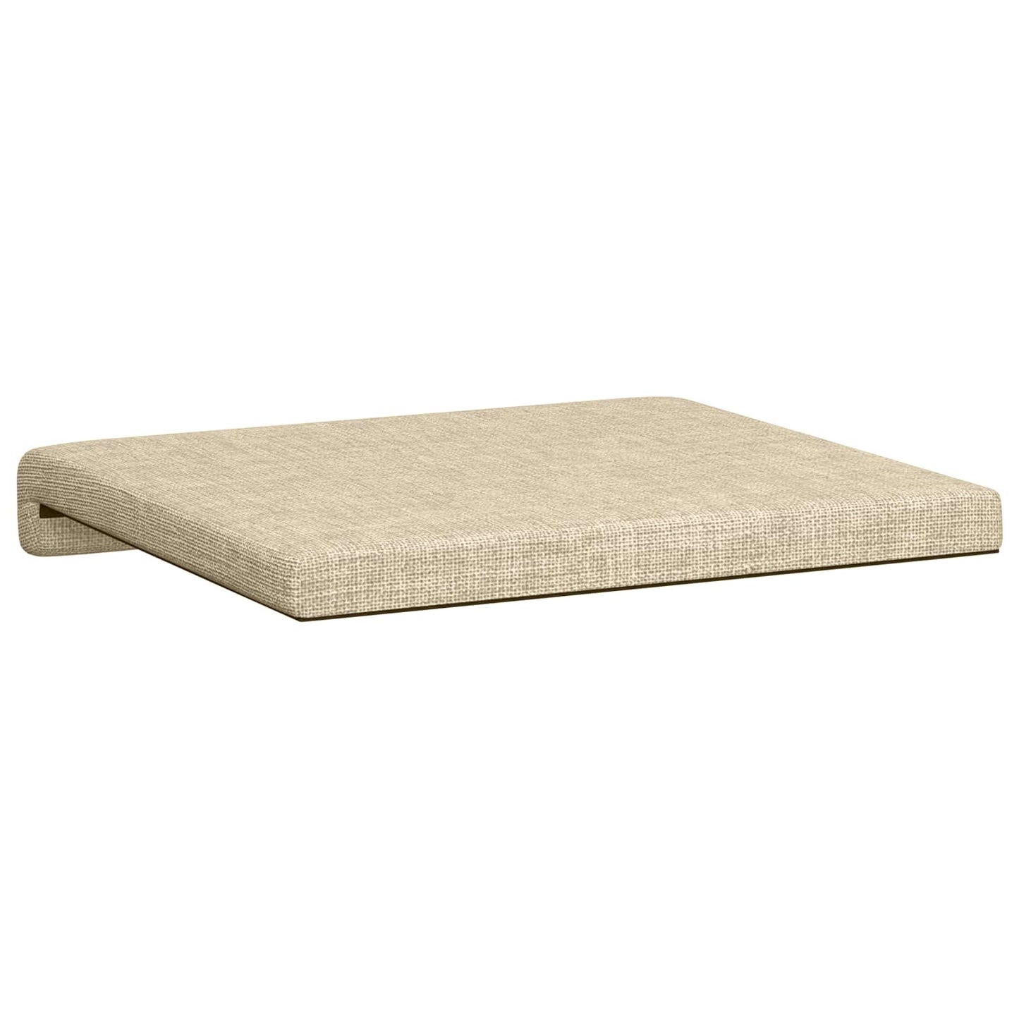 Bankkussen 4 pcs Stof Crèmekleurig Diepte 35 cm