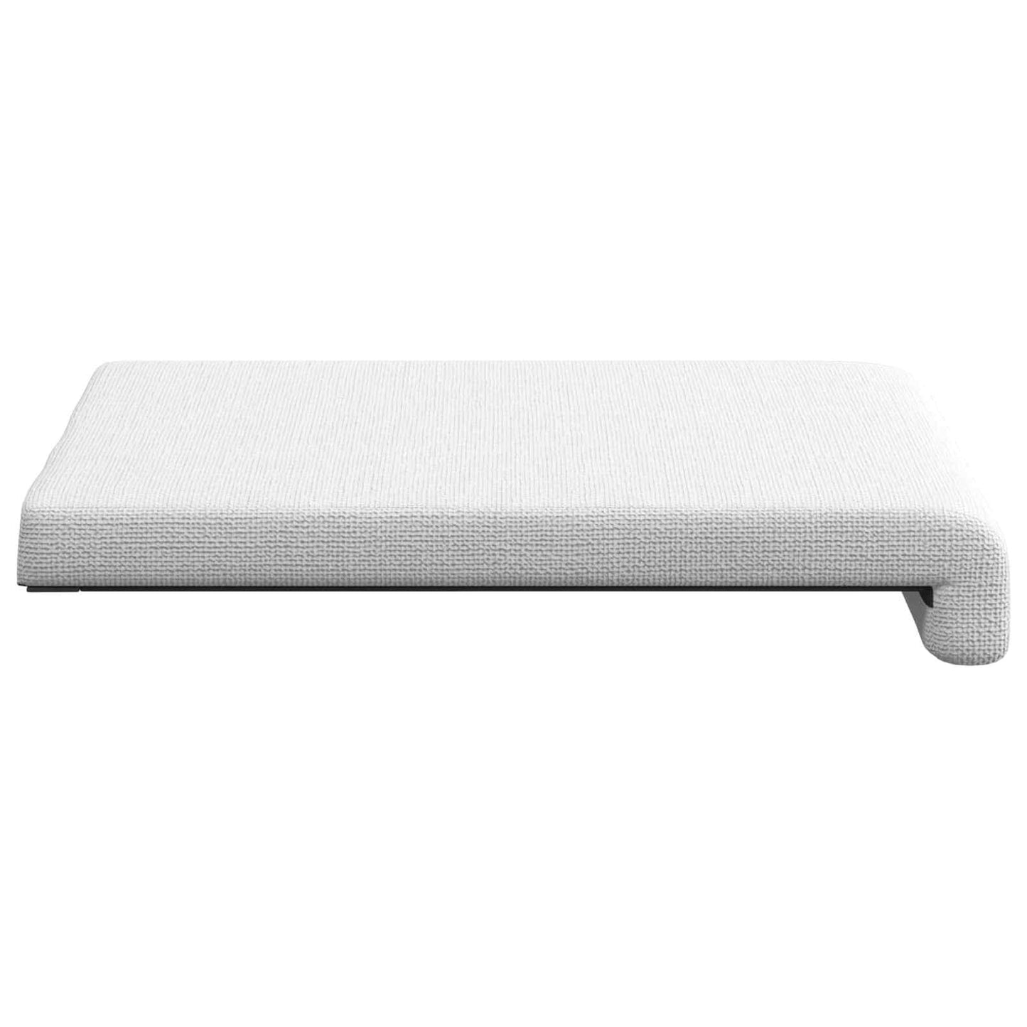 Bankkussen 4 pcs Stof Wit Diepte 35 cm