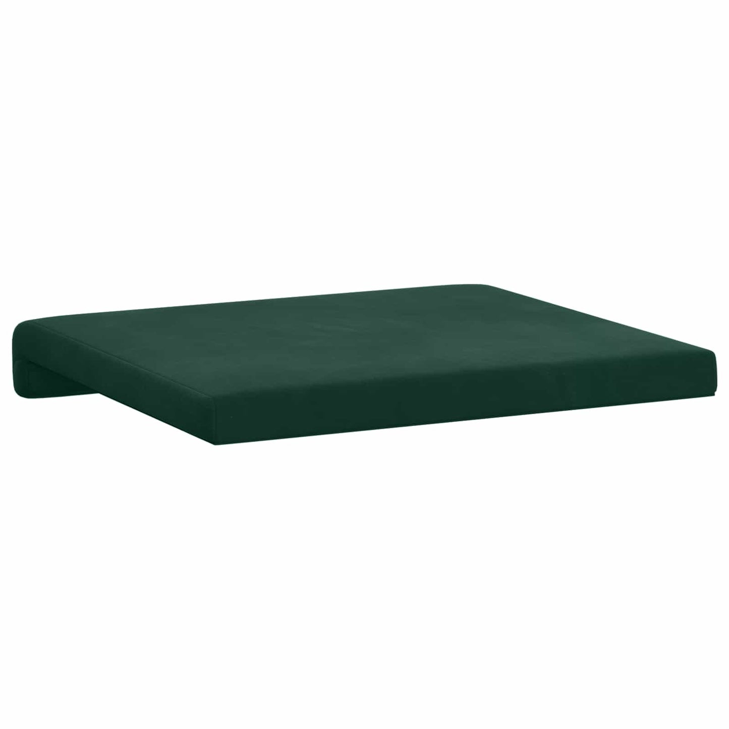 Bankkussen 4 pcs fluweel Donkergroen Diepte 35 cm