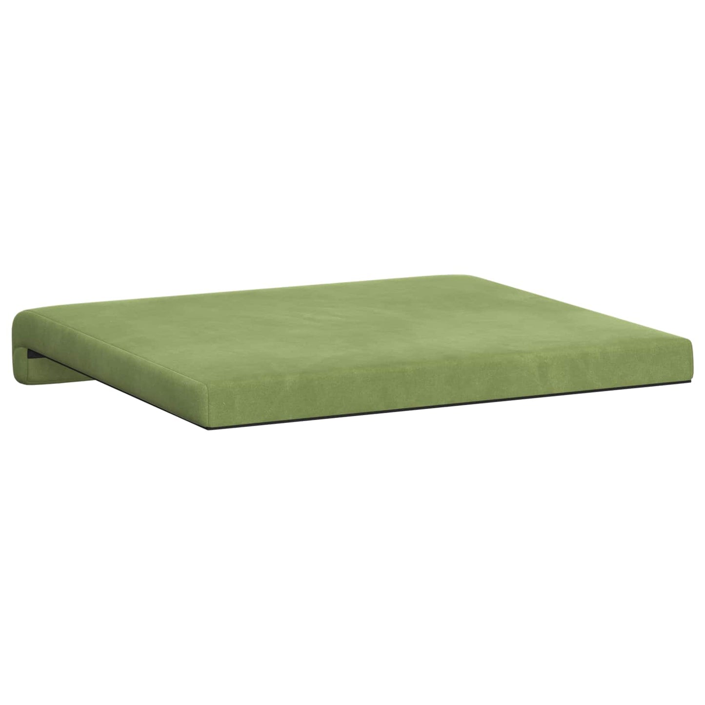 Bankkussen 4 pcs fluweel Lichtgroen Diepte 35 cm