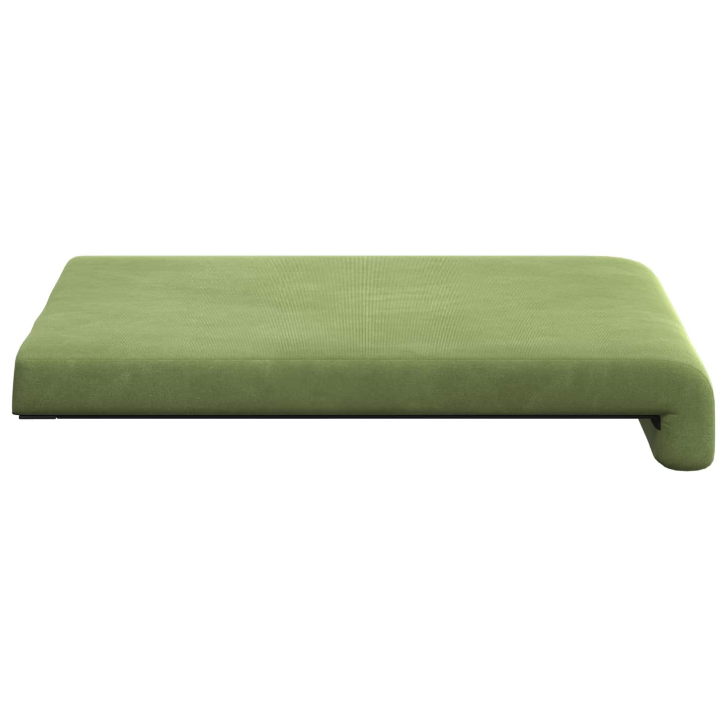 Bankkussen 4 pcs fluweel Lichtgroen Diepte 35 cm