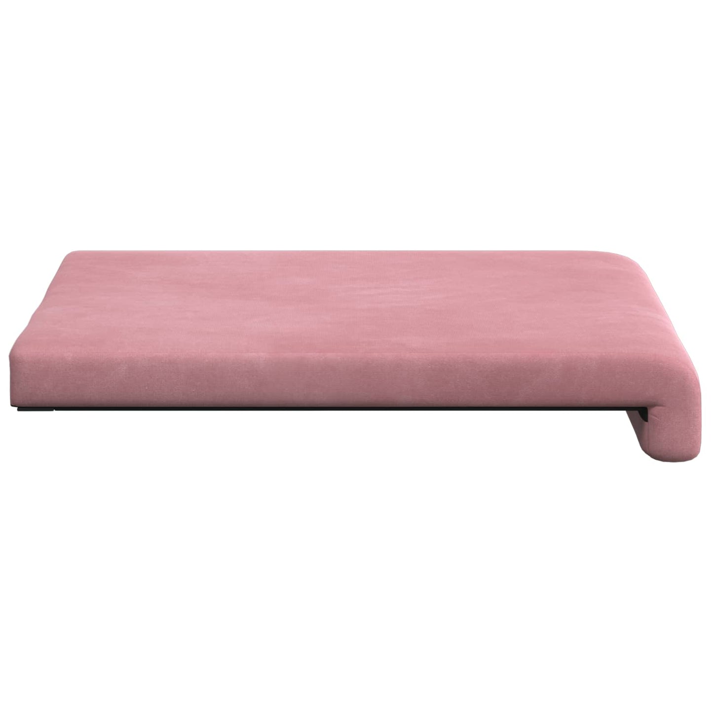 Bankkussen 4 pcs fluweel Roze Diepte 35 cm