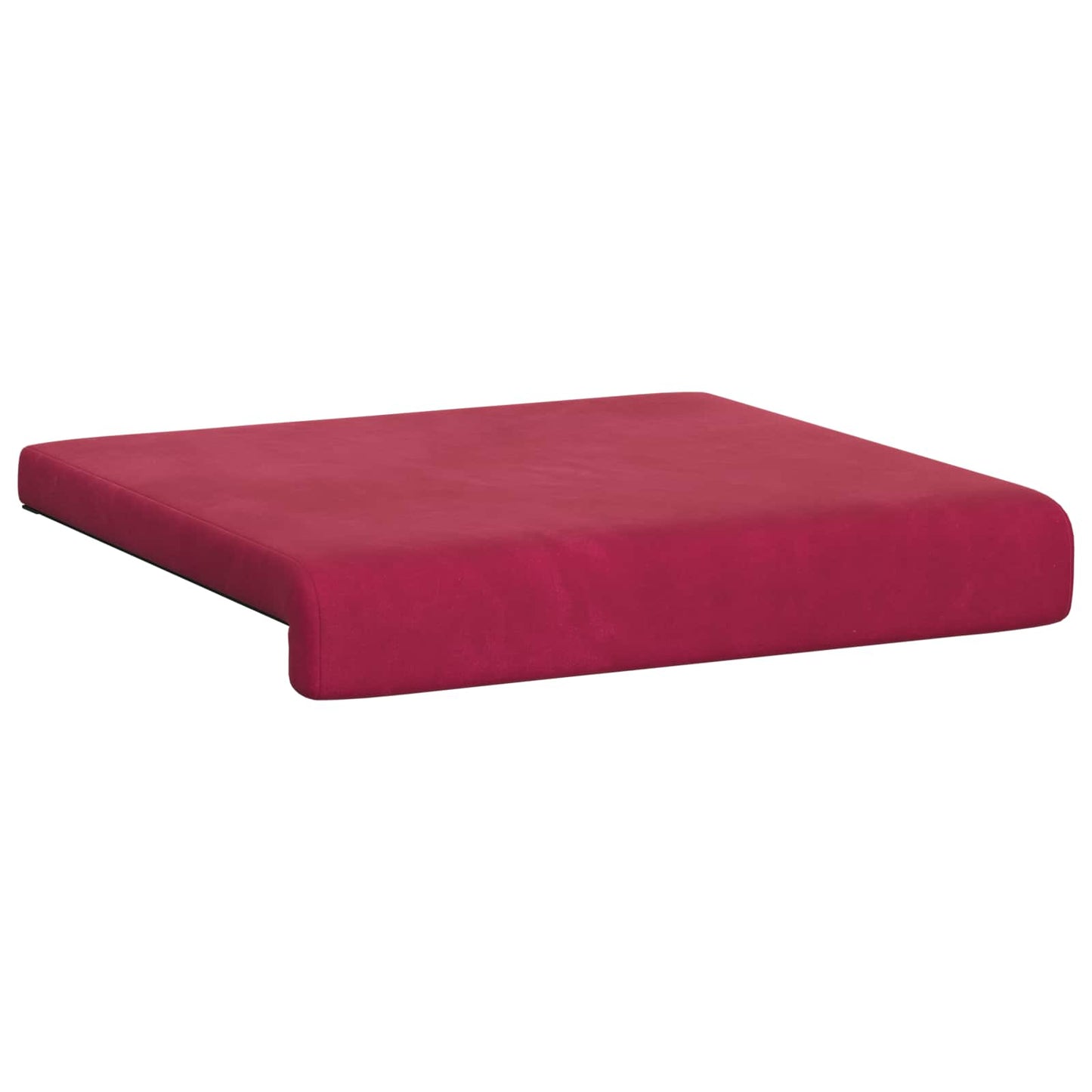 Bankkussen 4 pcs fluweel Wijnrood Diepte 35 cm