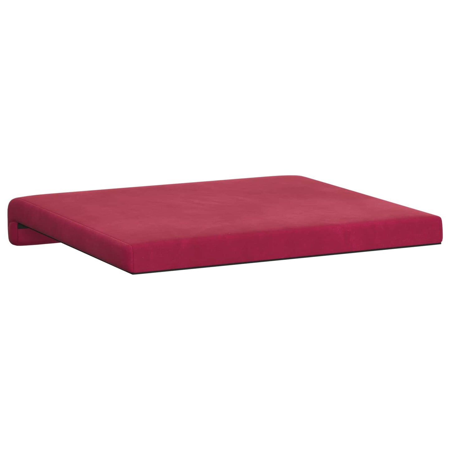 Bankkussen 4 pcs fluweel Wijnrood Diepte 35 cm