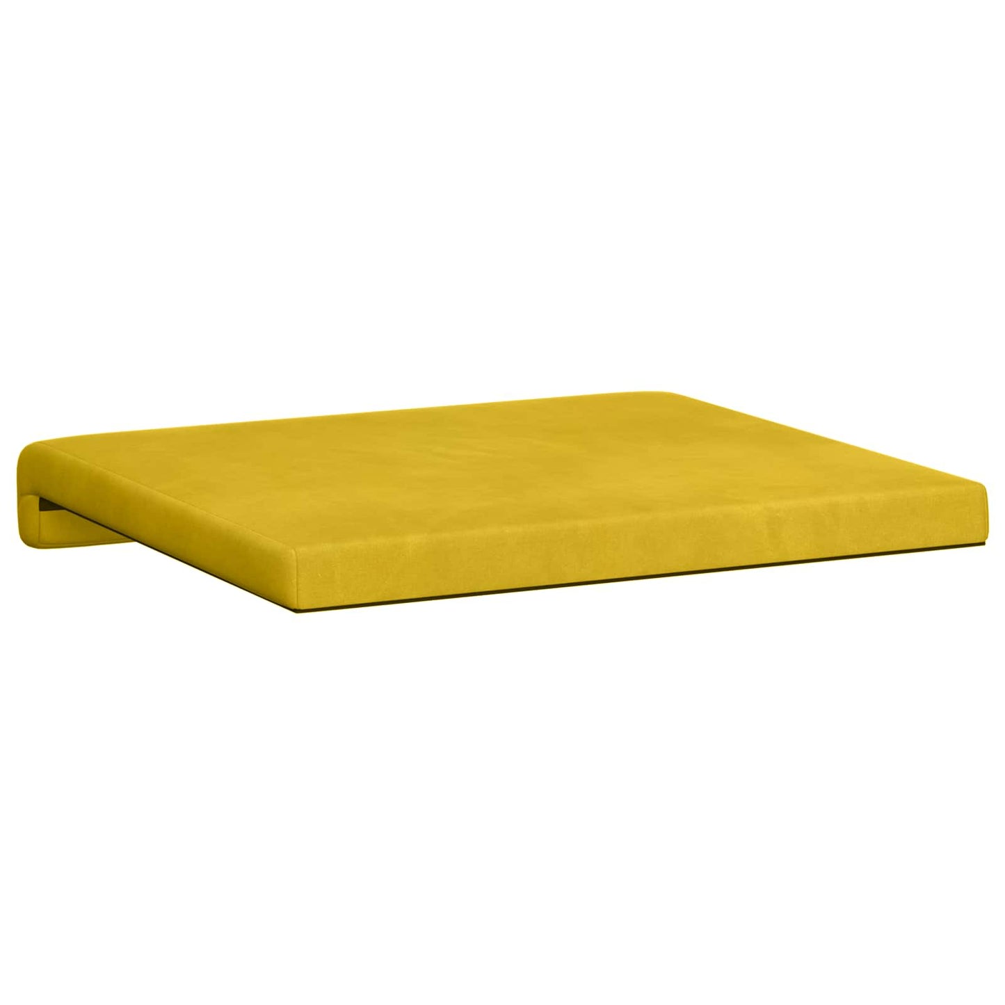 Bankkussen 4 pcs fluweel Geel Diepte 35 cm