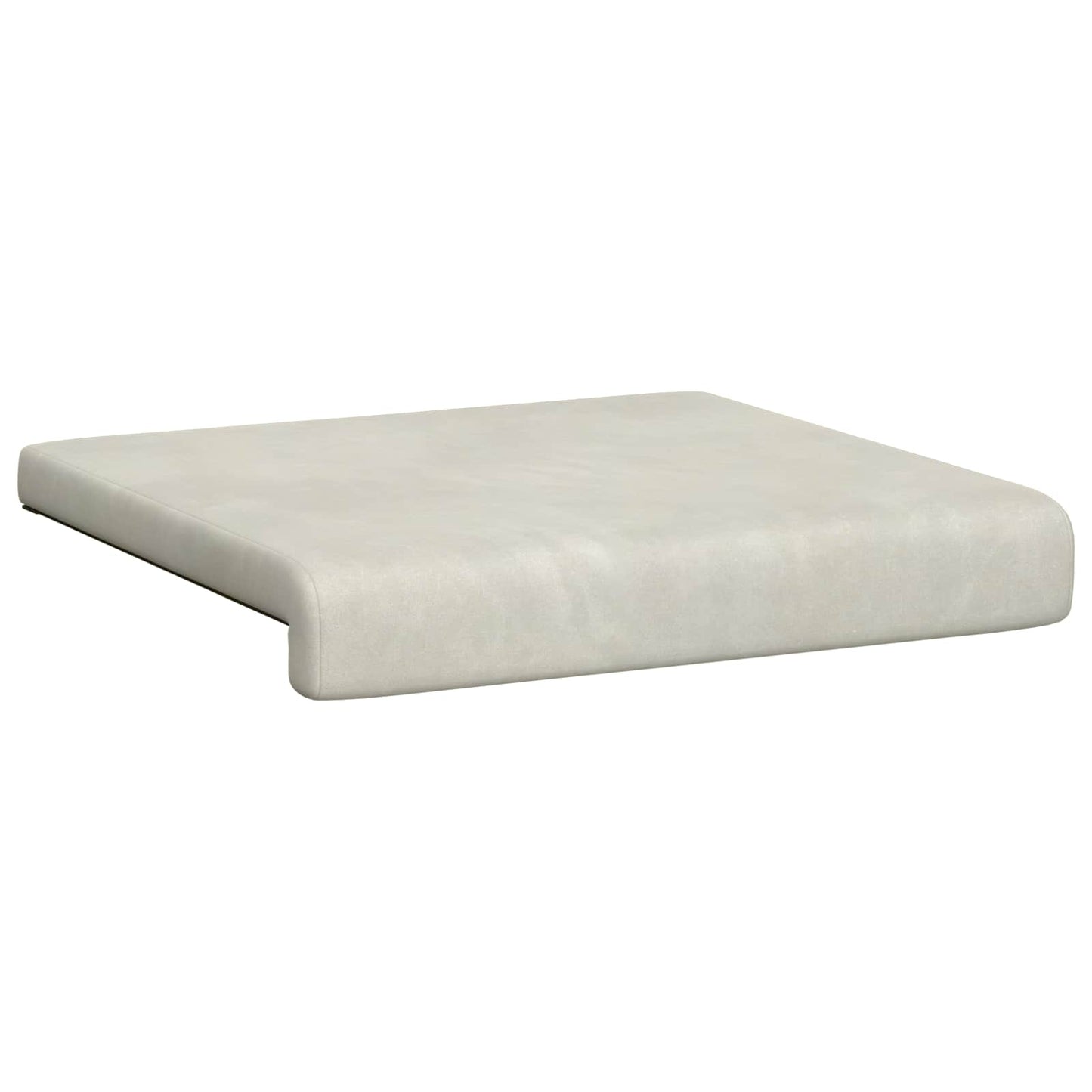 Bankkussen 4 pcs fluweel Crèmekleurig Diepte 35 cm