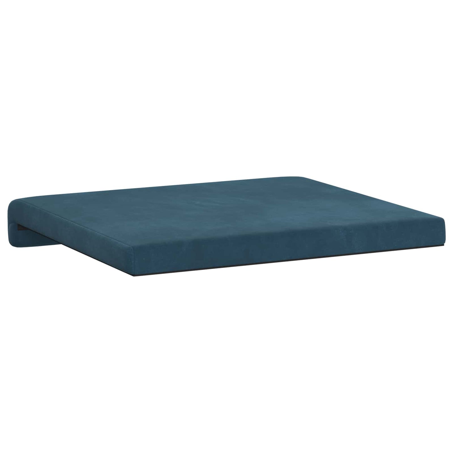 Bankkussen 4 pcs fluweel Blauw Diepte 35 cm
