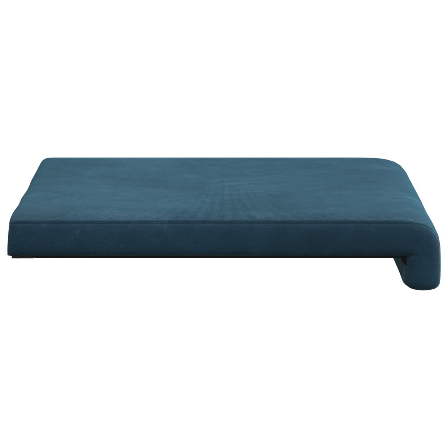 Bankkussen 4 pcs fluweel Blauw Diepte 35 cm