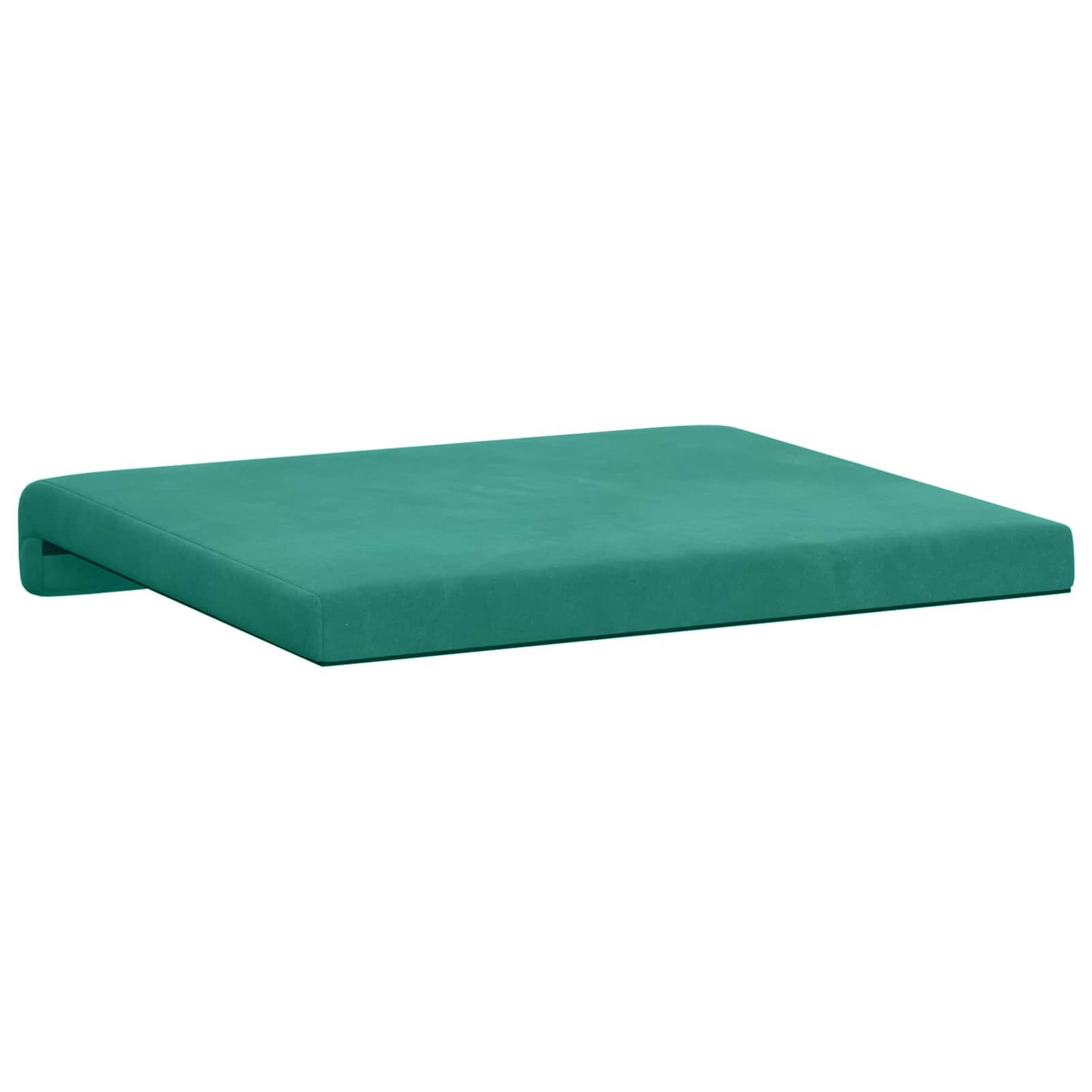 Bankkussen 4 pcs fluweel Turquoise Diepte 35 cm