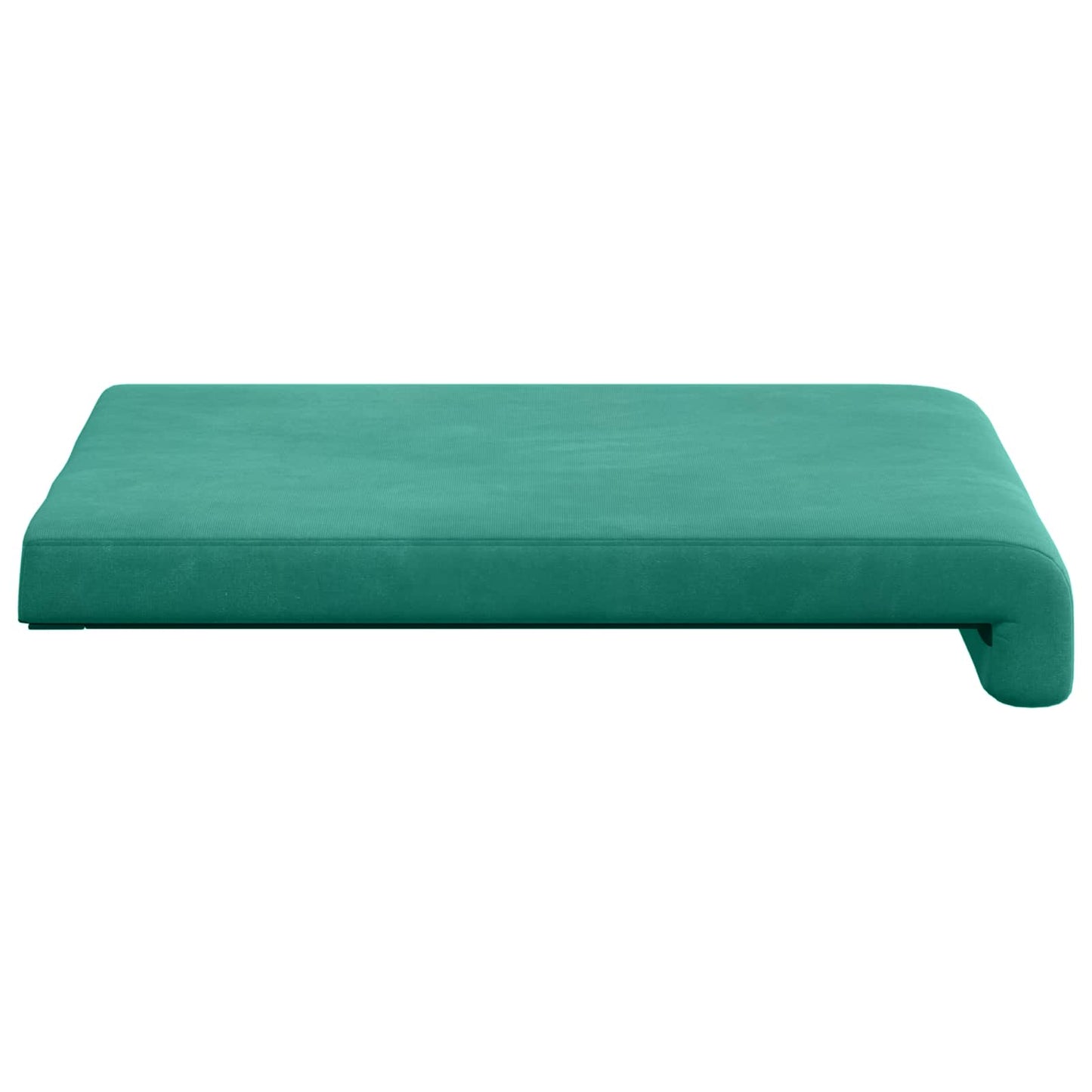 Bankkussen 4 pcs fluweel Turquoise Diepte 35 cm