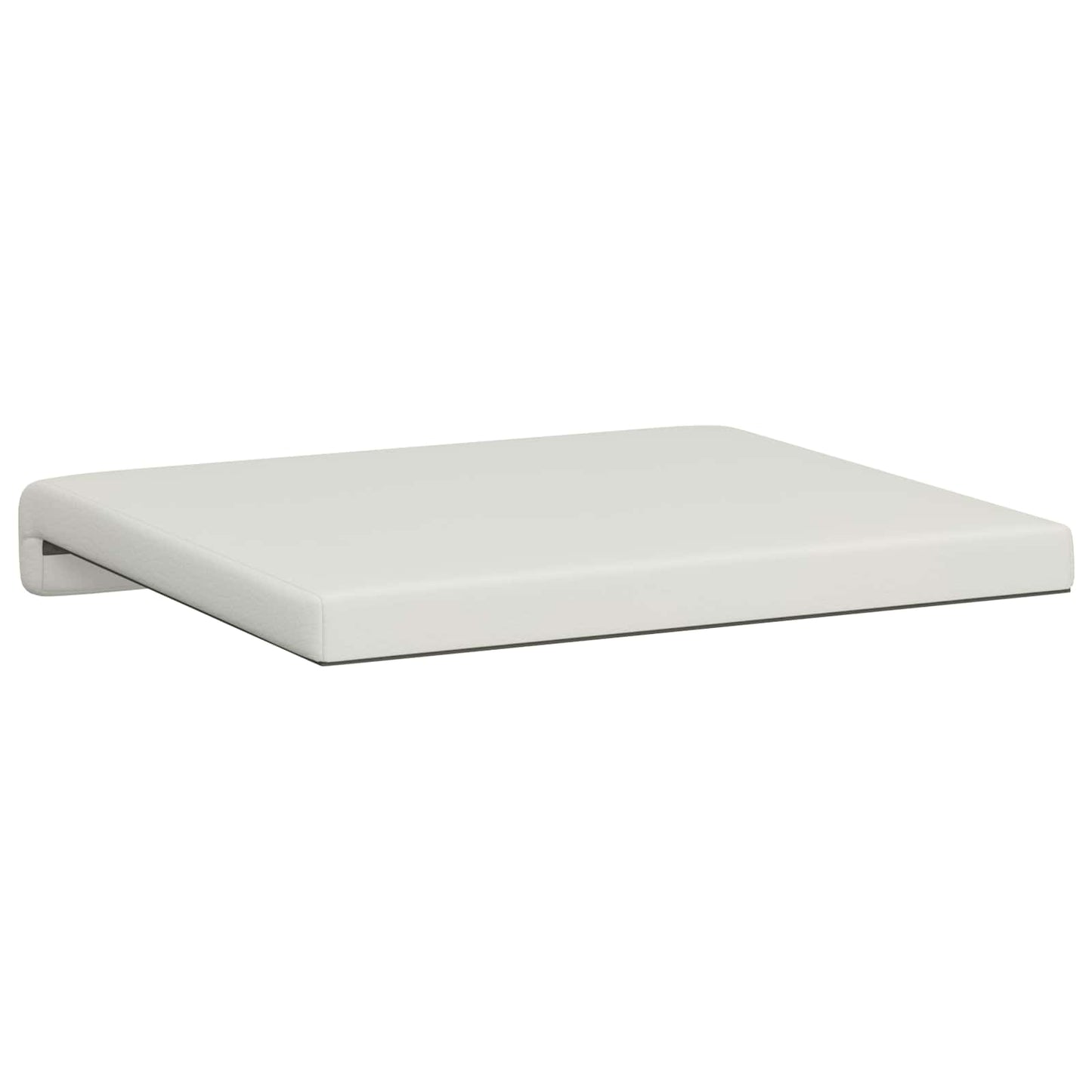 Bankkussen 4 pcs Kunstleer Wit Diepte 35 cm