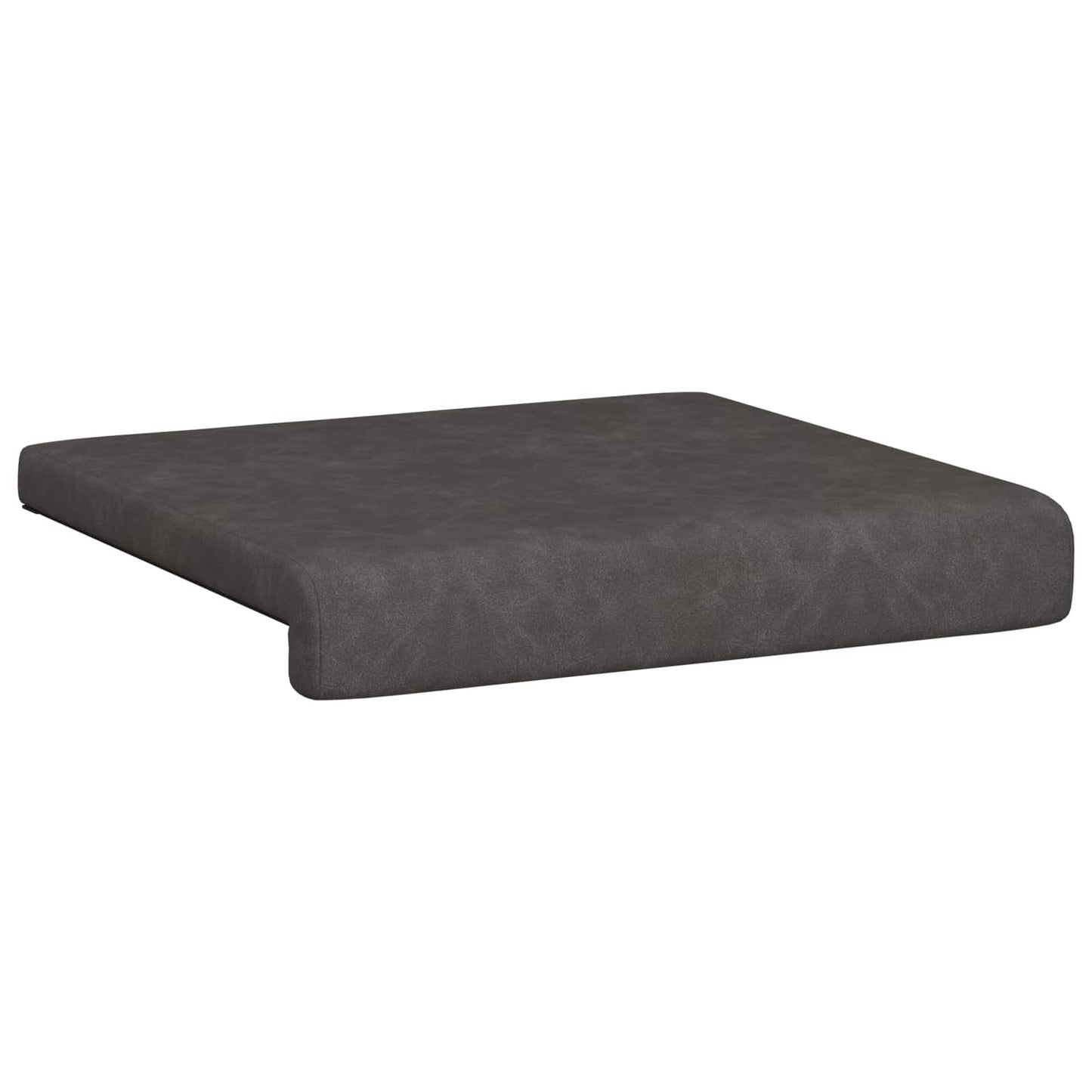 Bankkussen 4 pcs Kunstleer Zwart Diepte 35 cm