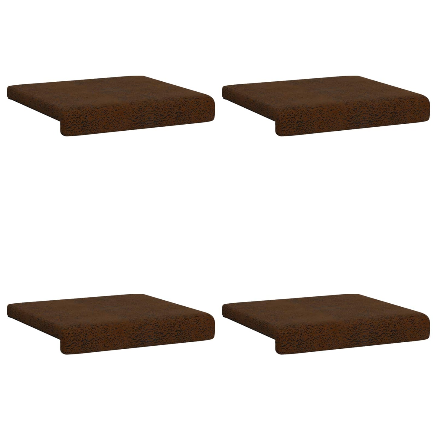 Bankkussen 4 pcs Faux Suède Stof Bruin Diepte 35 cm is nu te koop bij PeponiXL, paradijselijk wonen!