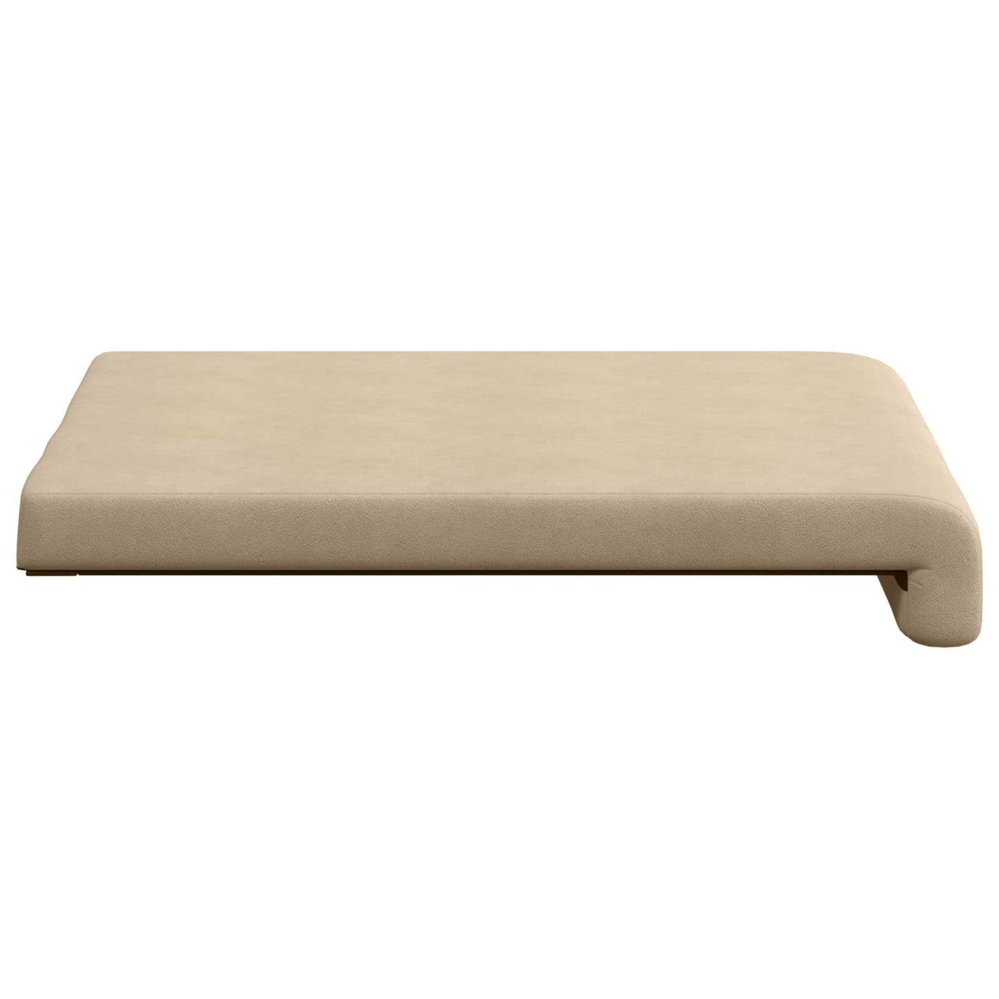 Bankkussen 4 pcs Microvezel Crèmekleurig Diepte 35 cm