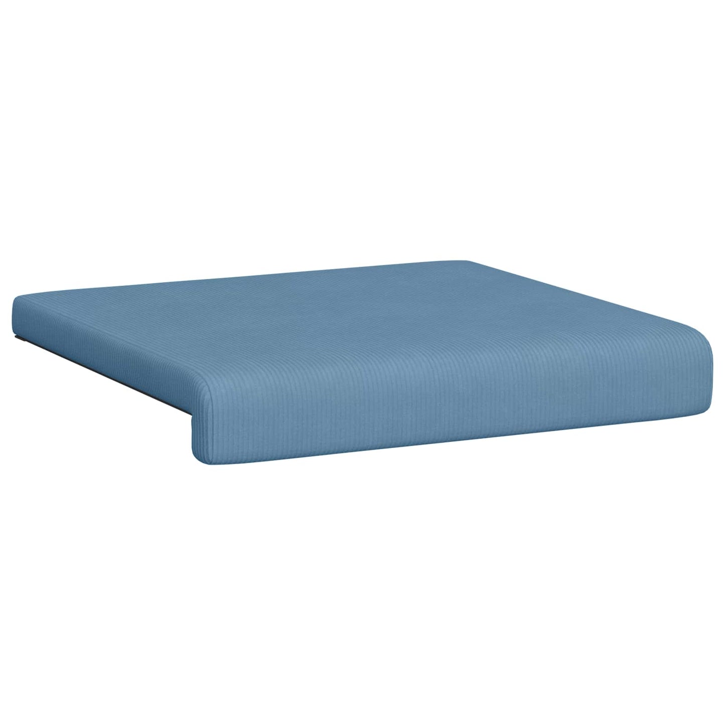 Bankkussen 4 pcs corduroy Blauw Diepte 35 cm