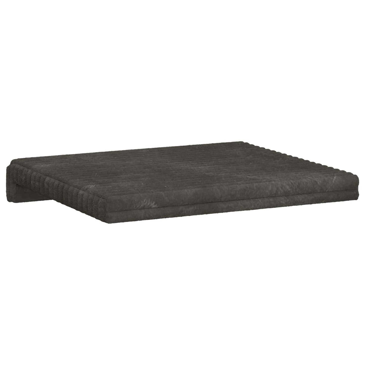Bankkussen 4 pcs Pluche Corduroy Antraciet Diepte 35 cm