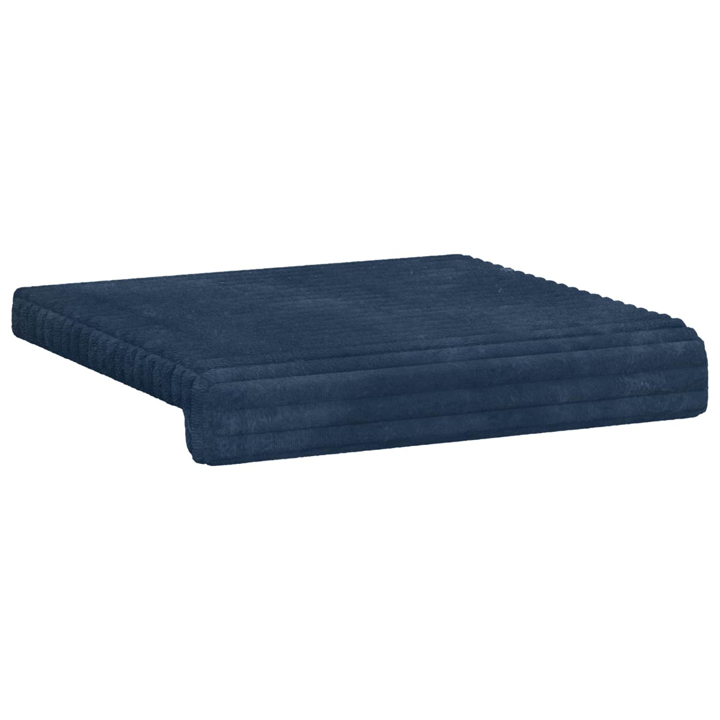 Bankkussen 4 pcs Pluche Corduroy Marineblauw Diepte 35 cm