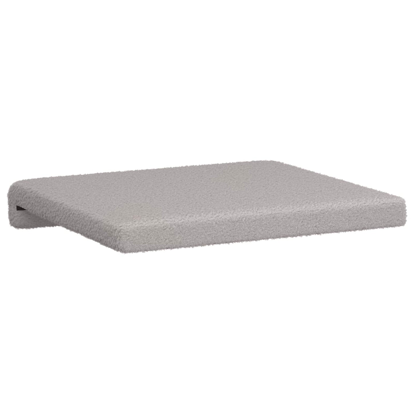 Bankkussen 4 pcs Sherpa Stof Lichtgrijs Diepte 35 cm