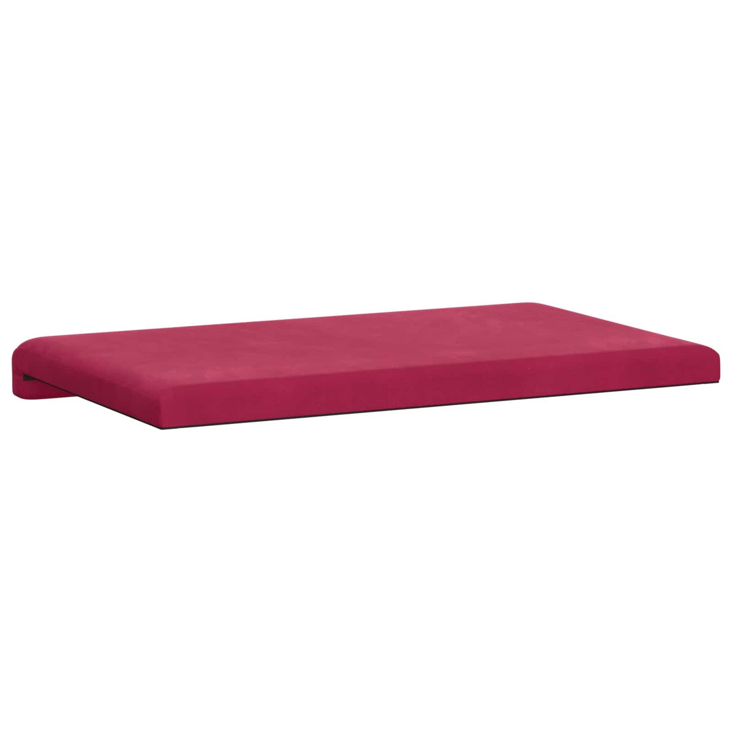 Bankkussen fluweel Wijnrood Diepte 35 cm