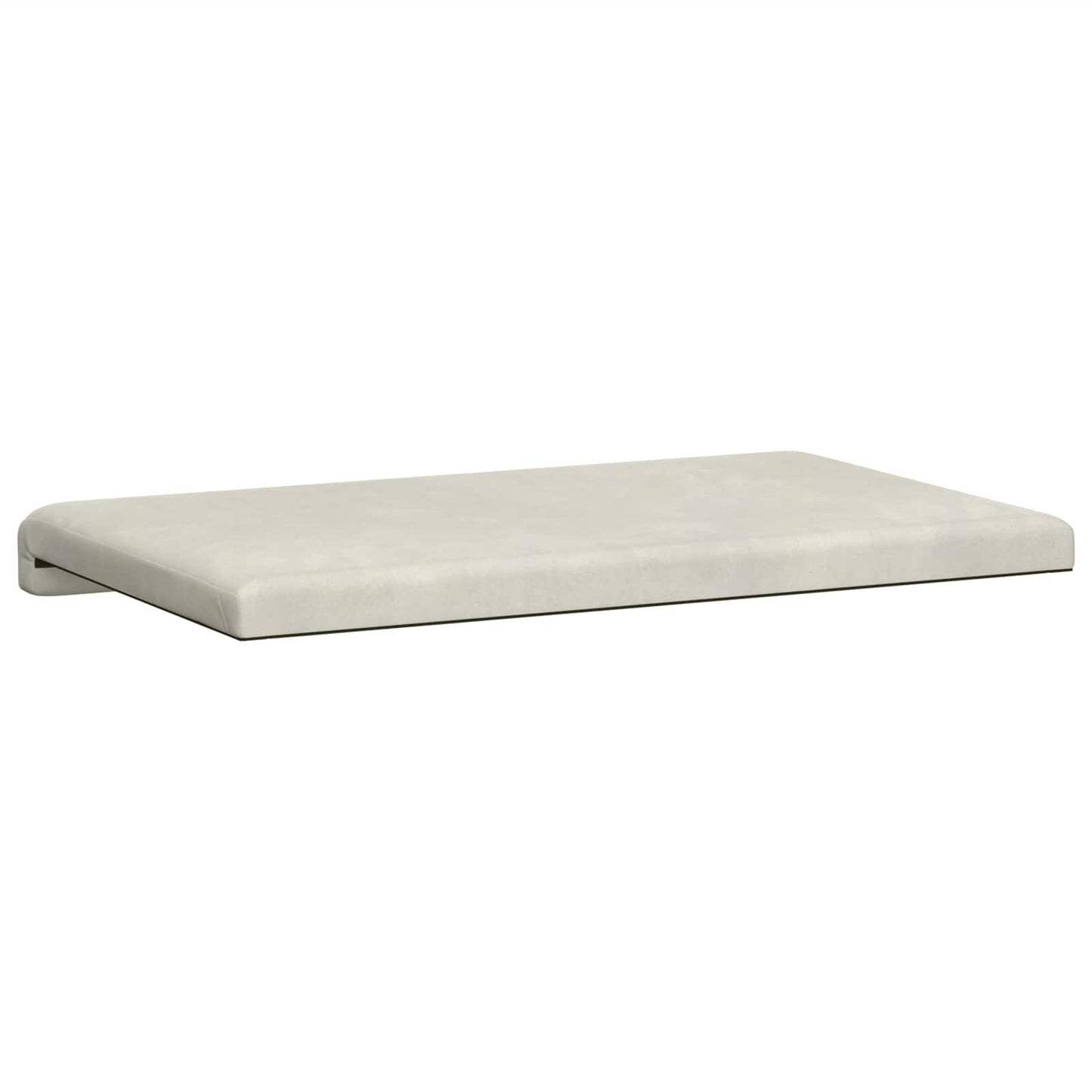 Bankkussen fluweel Crèmekleurig Diepte 35 cm