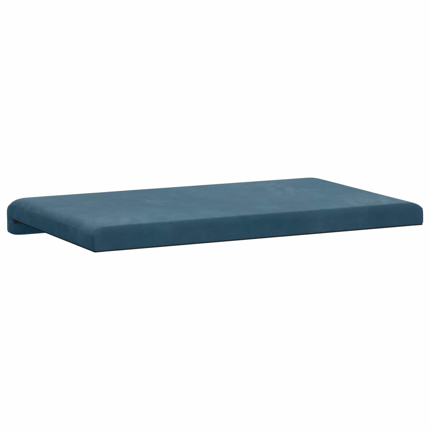Bankkussen fluweel Blauw Diepte 35 cm