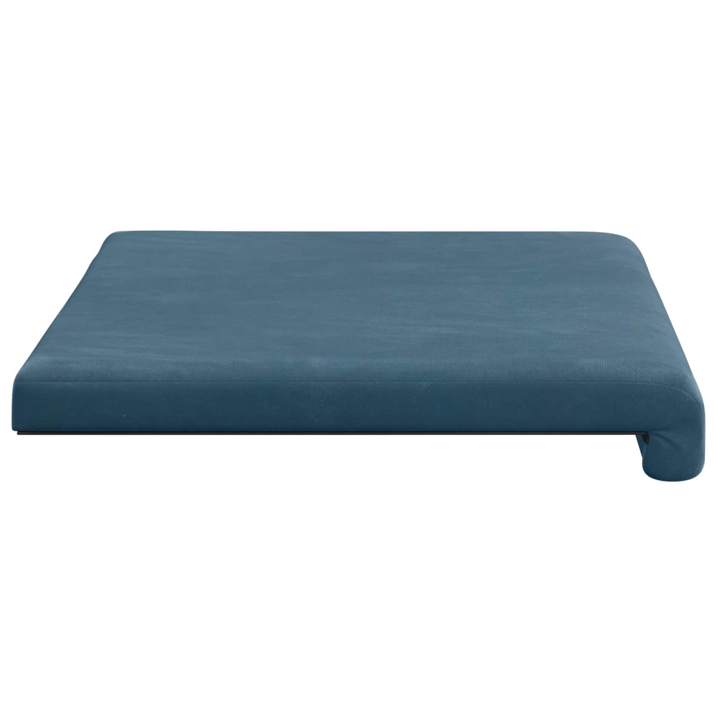 Bankkussen fluweel Blauw Diepte 35 cm
