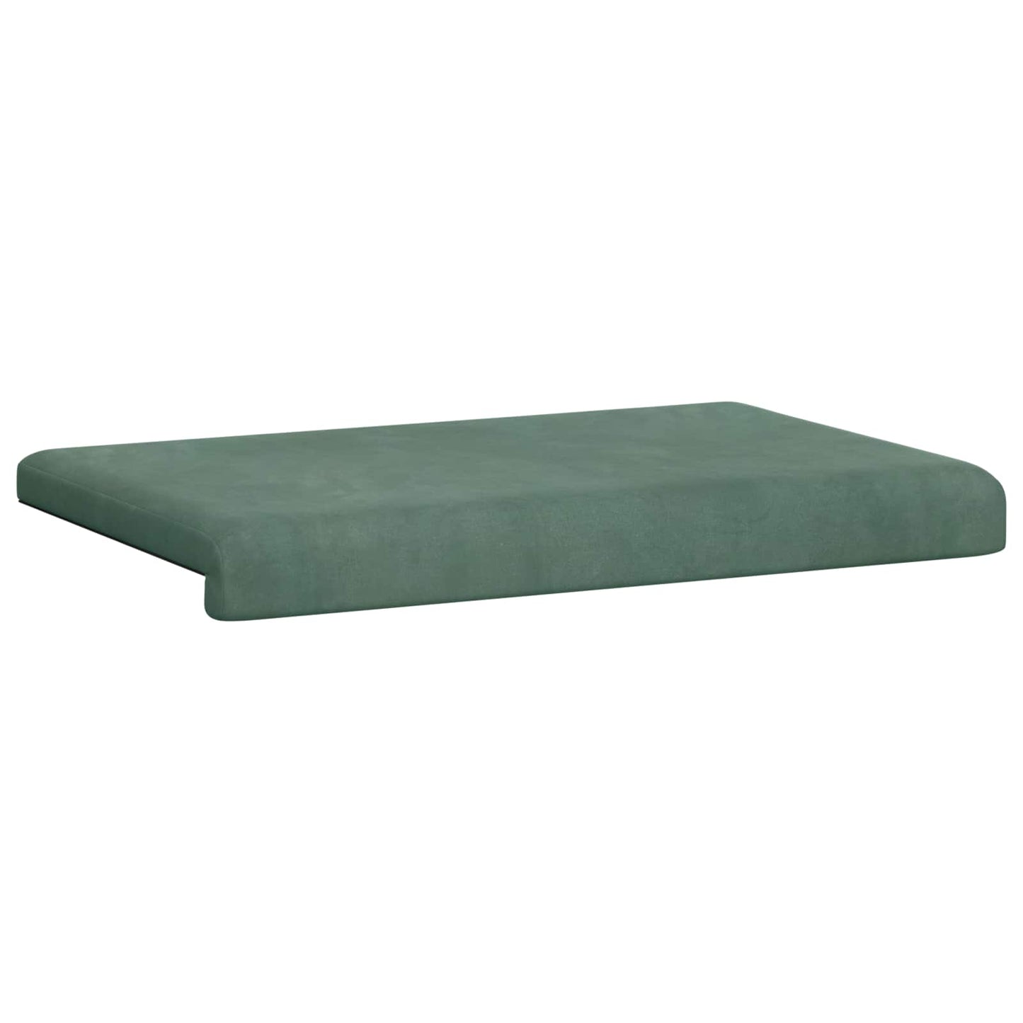Bankkussen fluweel Zeegroen Diepte 35 cm
