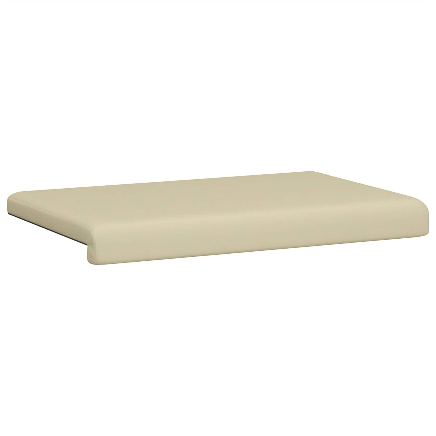 Bankkussen Kunstleer Crèmekleurig Diepte 35 cm