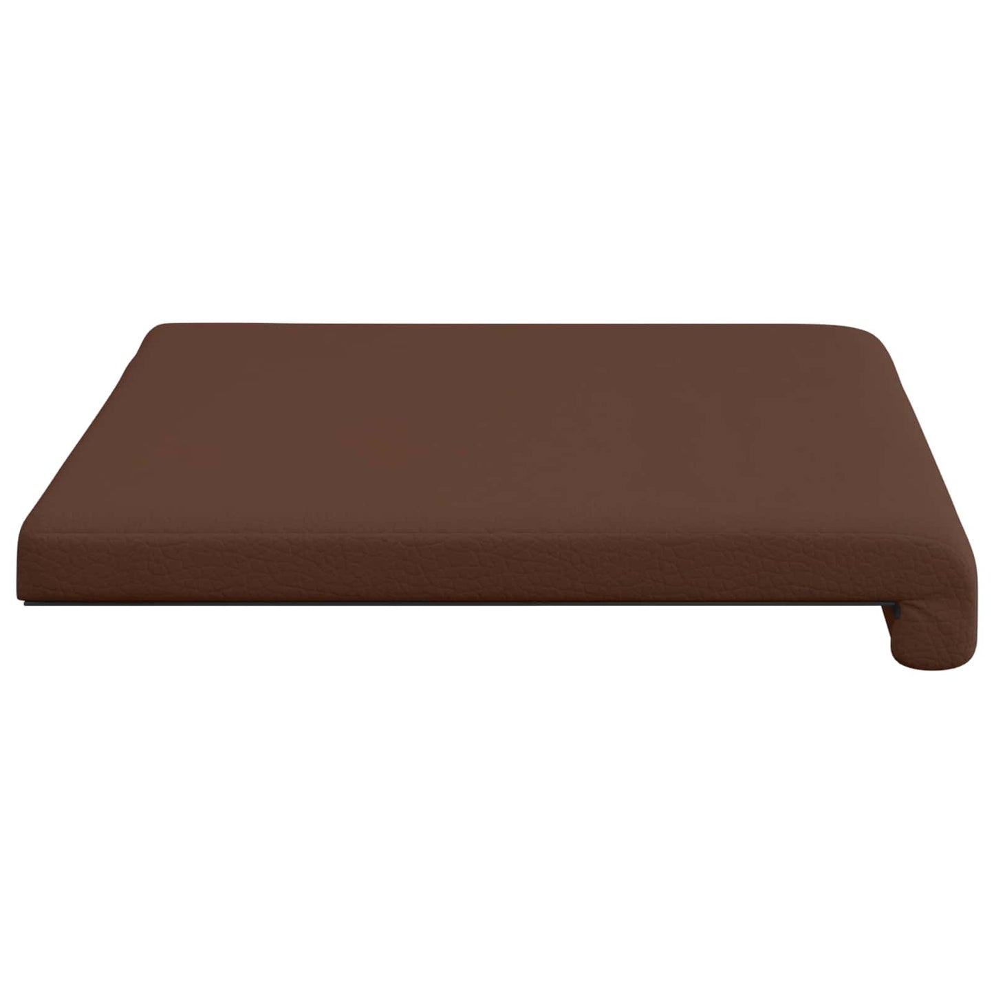 Bankkussen Kunstleer Bruin Diepte 35 cm