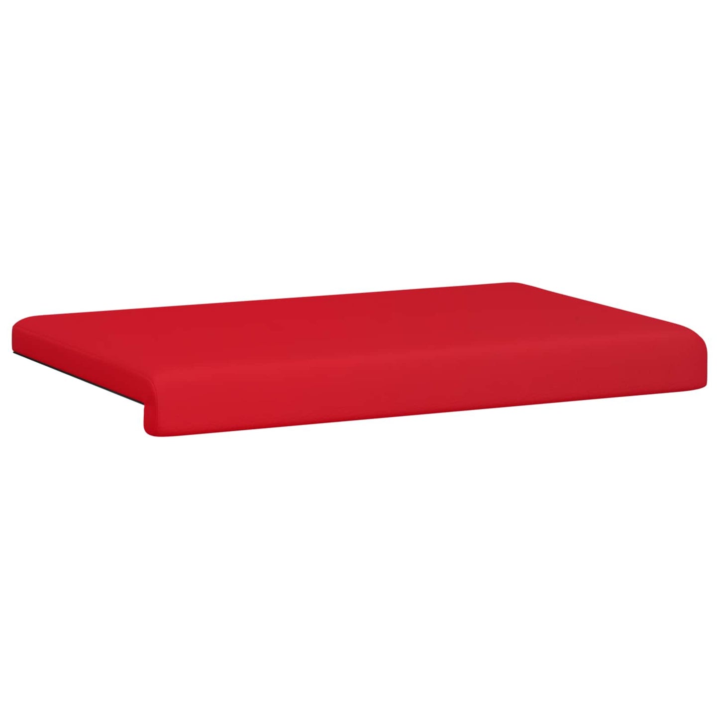 Bankkussen Kunstleer Rood Diepte 35 cm