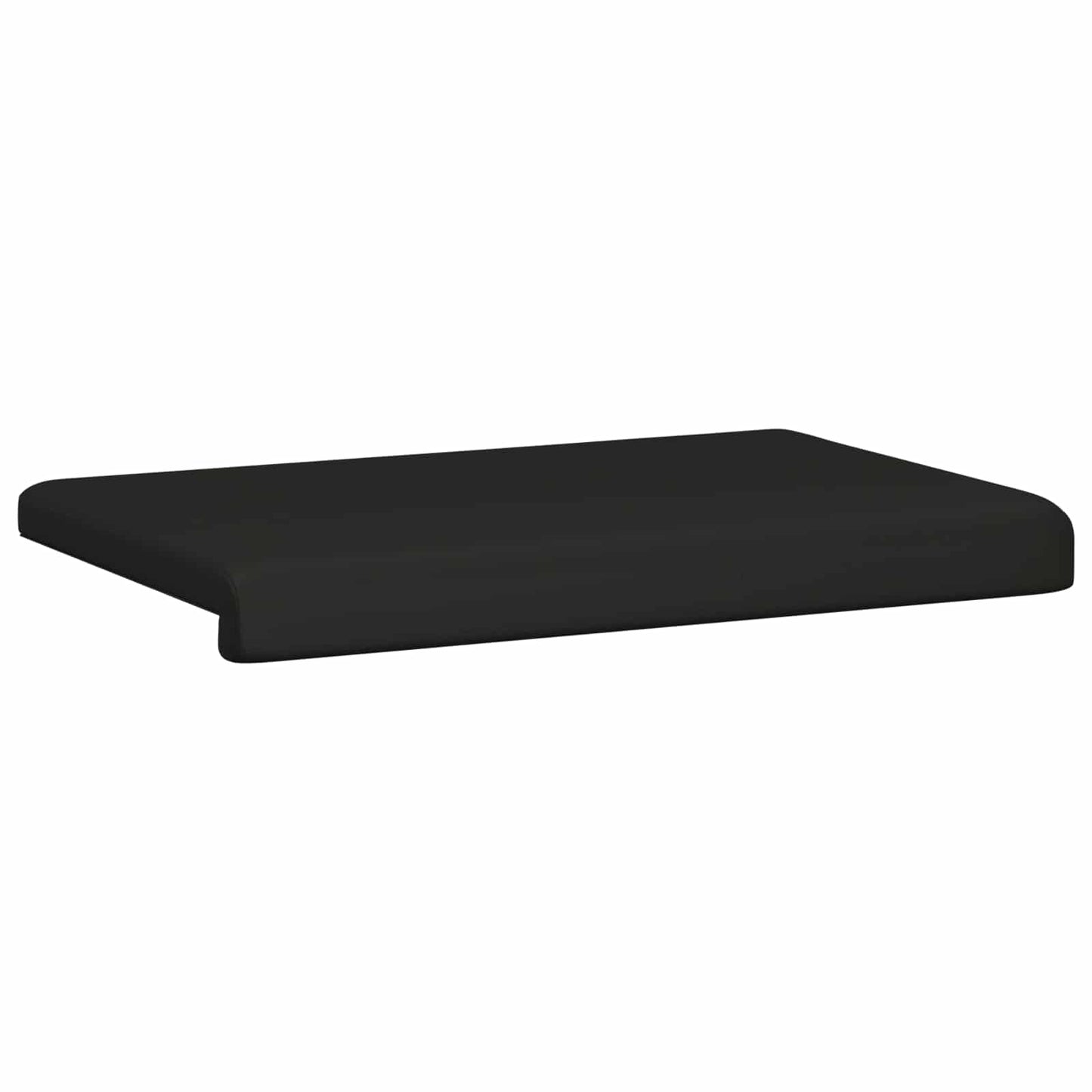 Bankkussen Kunstleer Zwart Diepte 35 cm