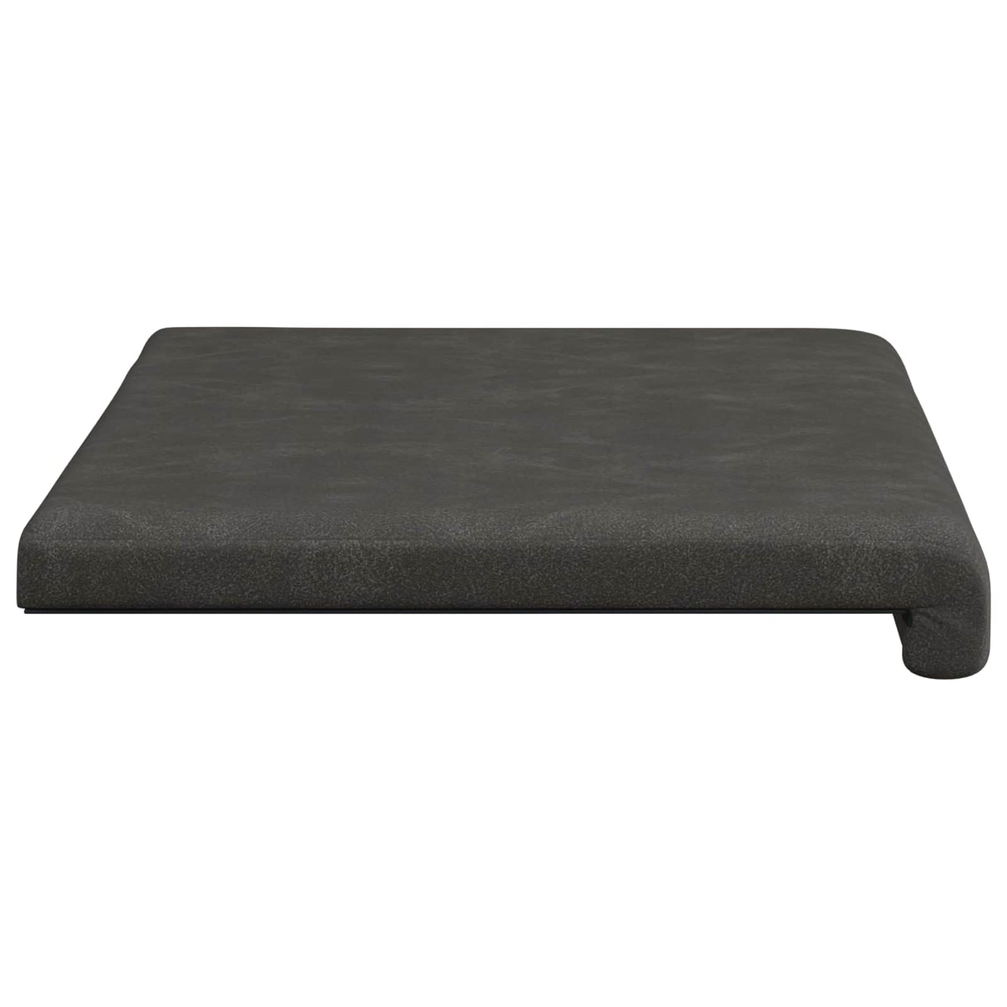 Bankkussen Kunstleer Zwart Diepte 35 cm