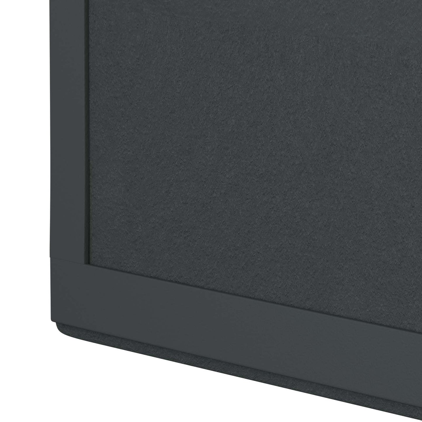 Bankkussen Kunstleer Grijs Diepte 35 cm