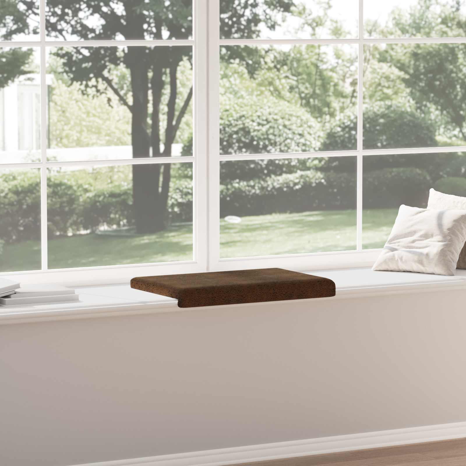 Bankkussen Faux Suède Stof Bruin Diepte 35 cm is nu te koop bij PeponiXL, paradijselijk wonen!