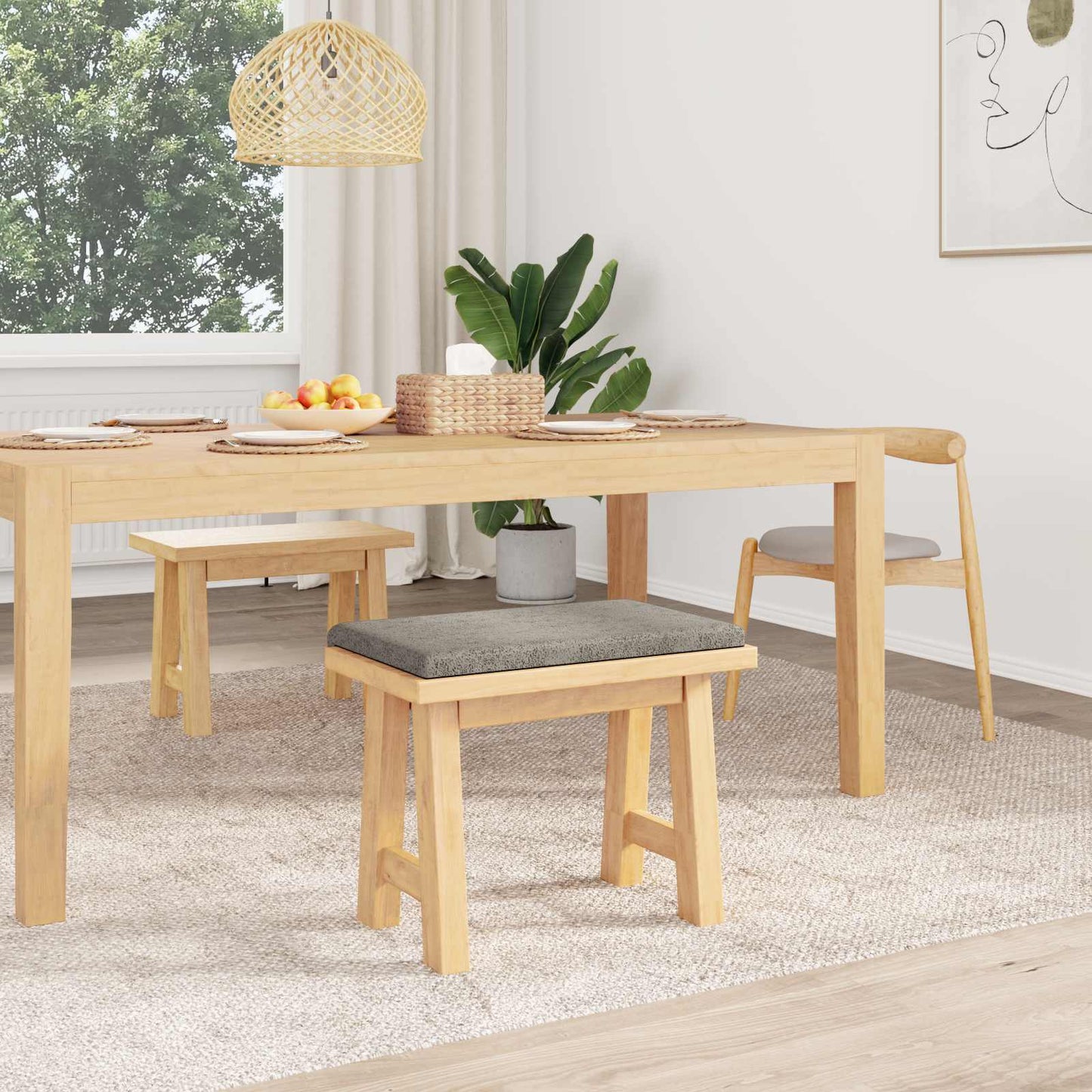 Bankkussen Faux Suède Stof Lichtgrijs Diepte 35 cm is nu te koop bij PeponiXL, paradijselijk wonen!