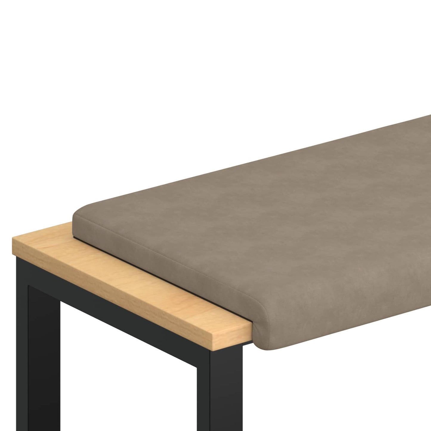 Bankkussen Microvezel Taupe Diepte 35 cm