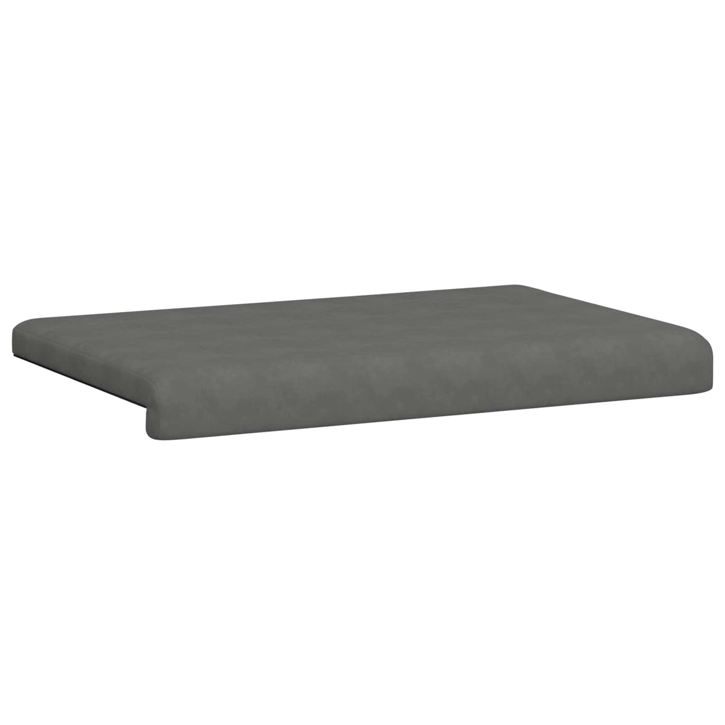 Bankkussen Microvezel Donkergrijs Diepte 35 cm