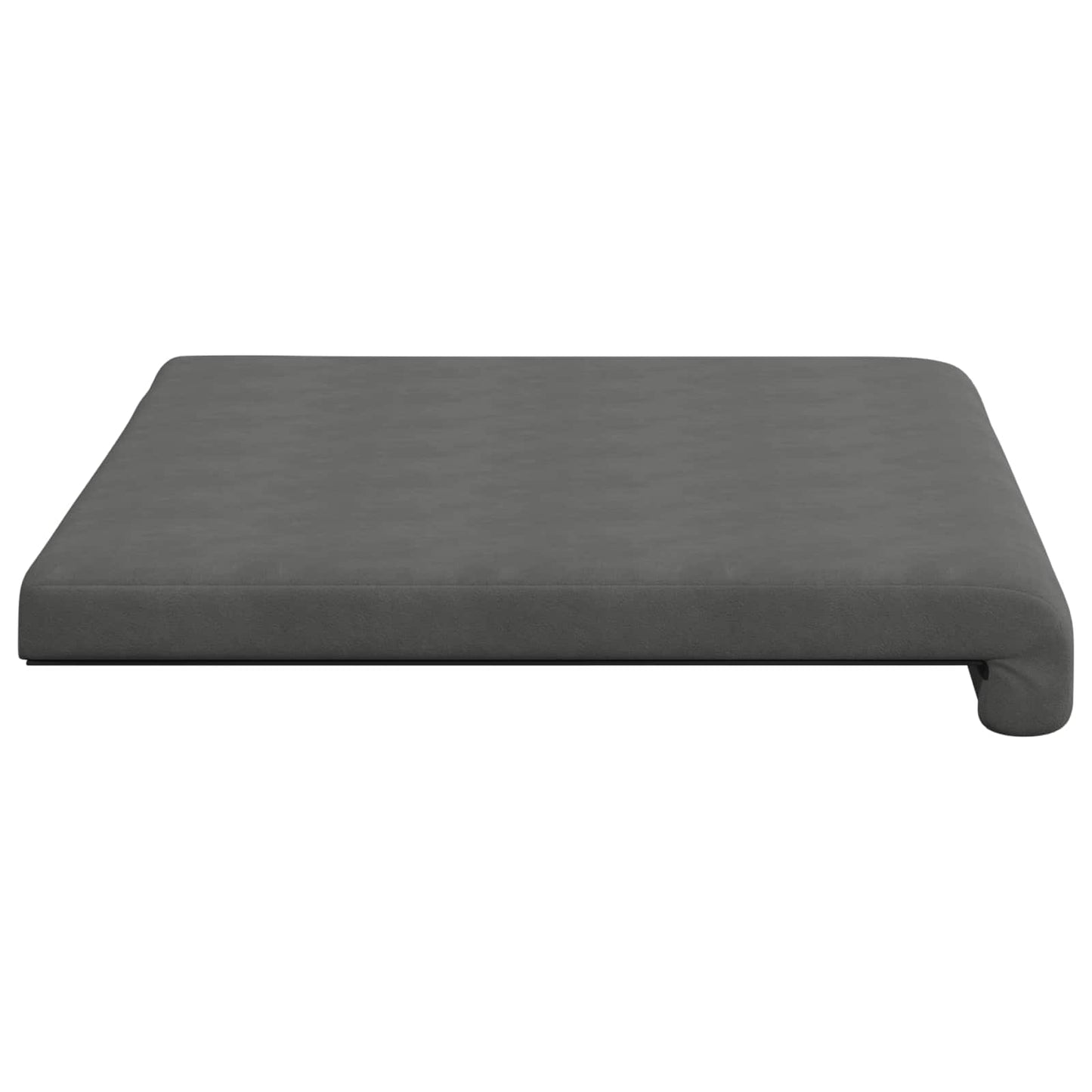 Bankkussen Microvezel Donkergrijs Diepte 35 cm
