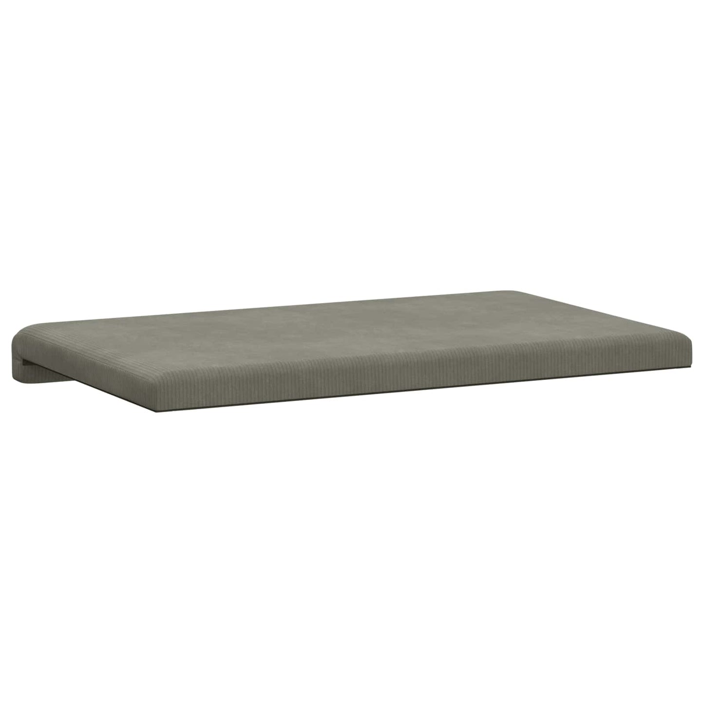 Bankkussen corduroy Lichtgrijs Diepte 35 cm