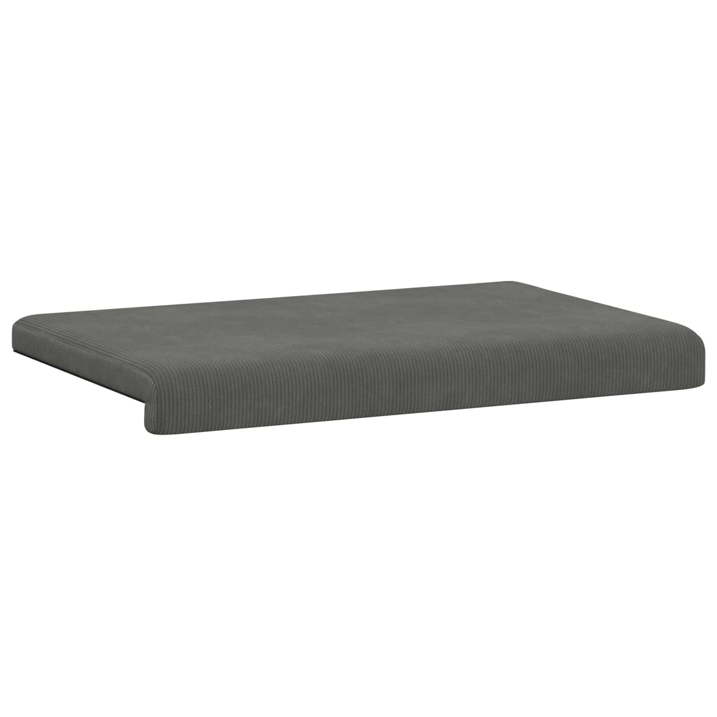 Bankkussen corduroy Donkergrijs Diepte 35 cm