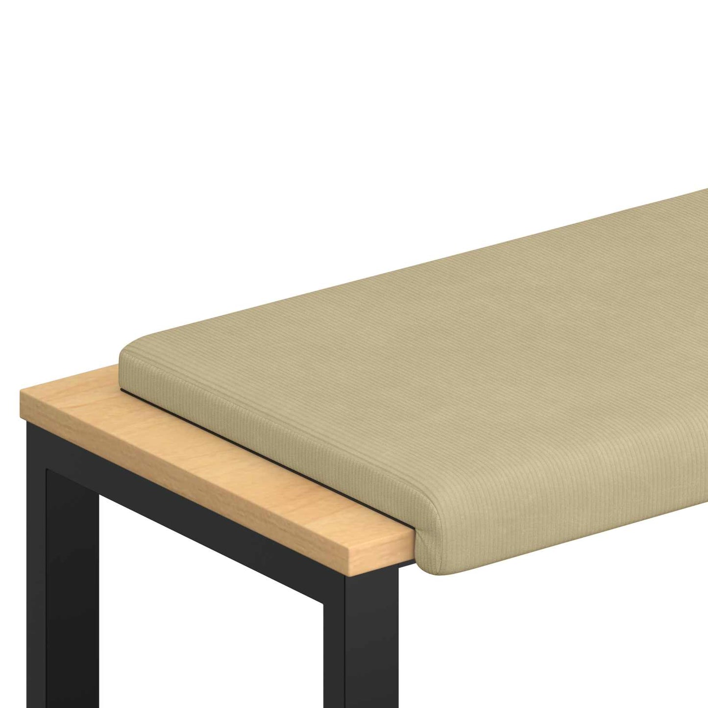 Bankkussen corduroy Grijs groen Diepte 35 cm