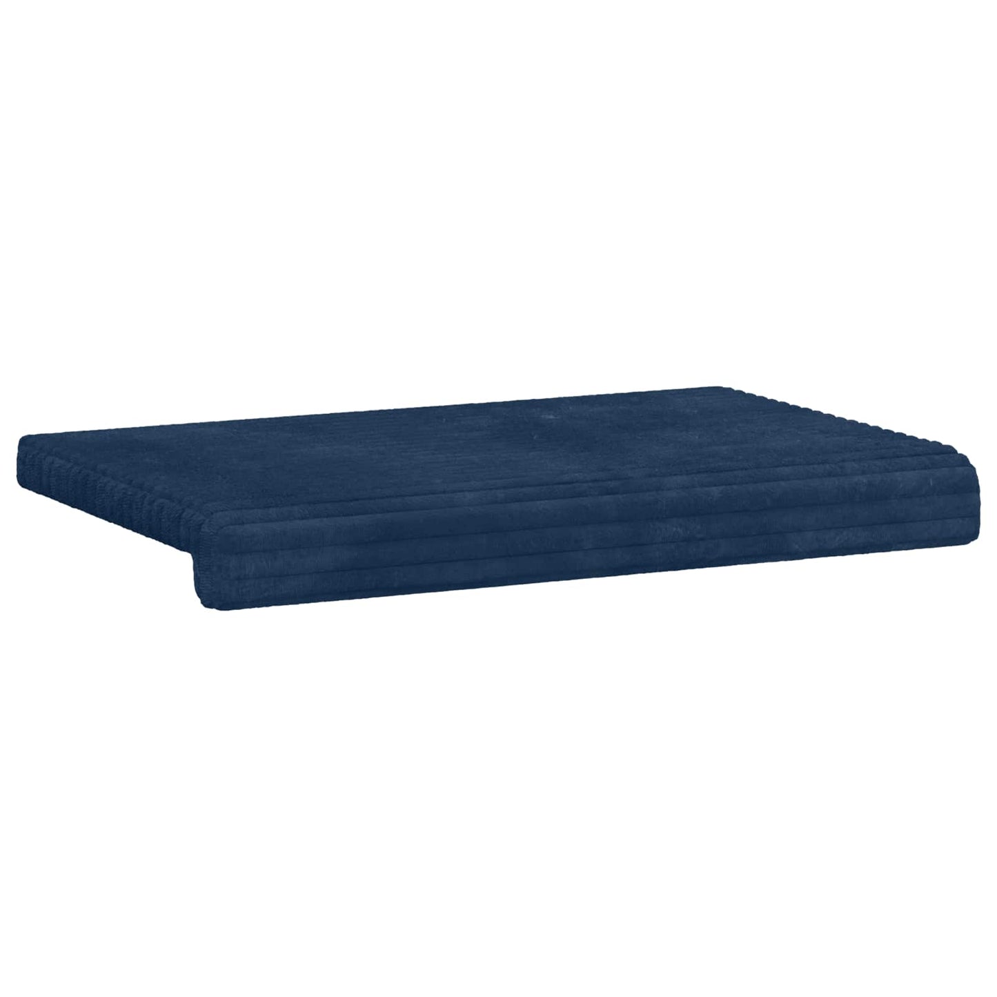 Bankkussen Pluche Corduroy Marineblauw Diepte 35 cm