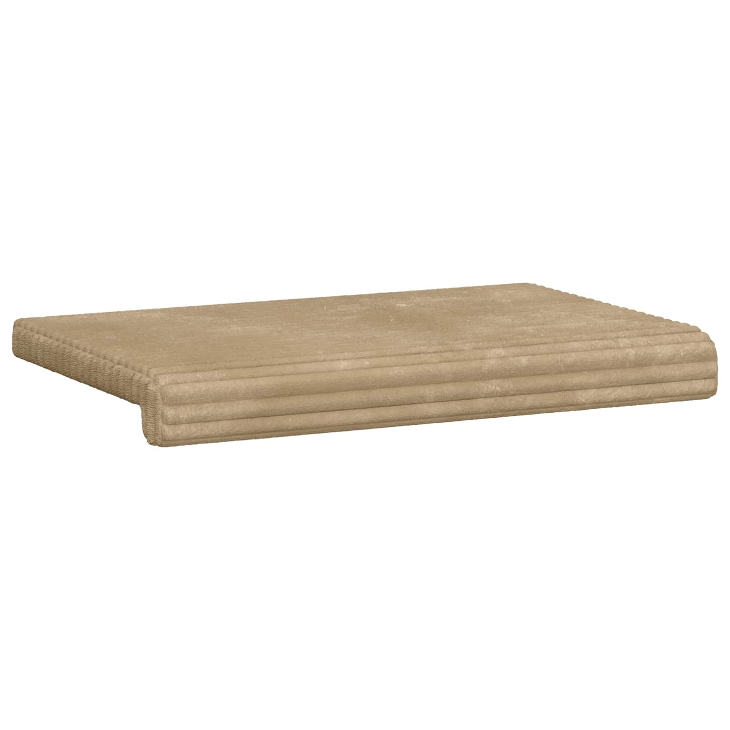 Bankkussen Pluche Corduroy Taupe Diepte 35 cm