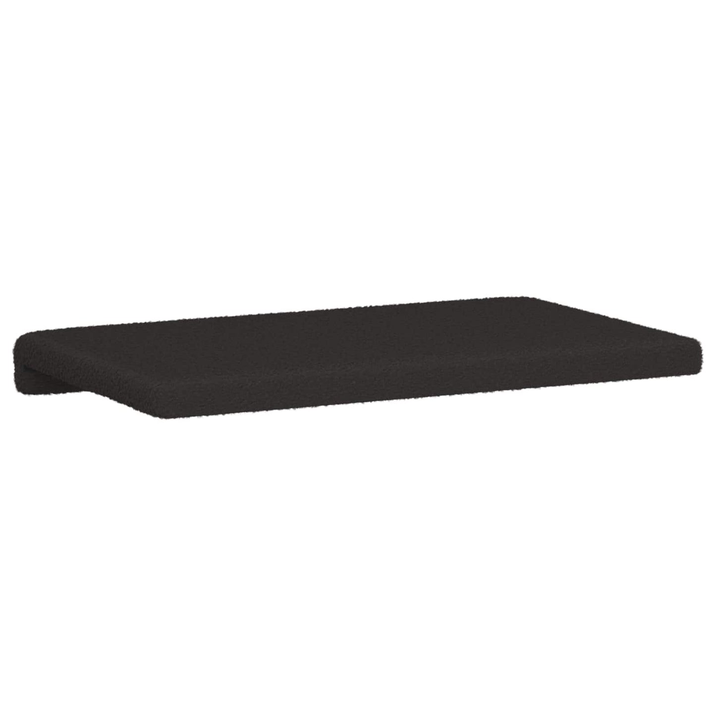 Bankkussen Sherpa Stof Zwart Diepte 35 cm