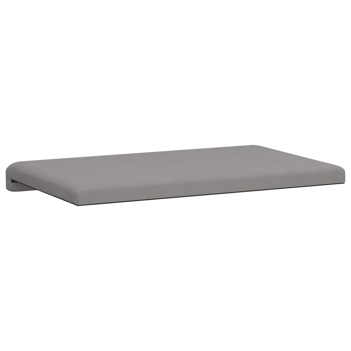 Bankkussen Textured Velvet Donkergrijs Diepte 35 cm