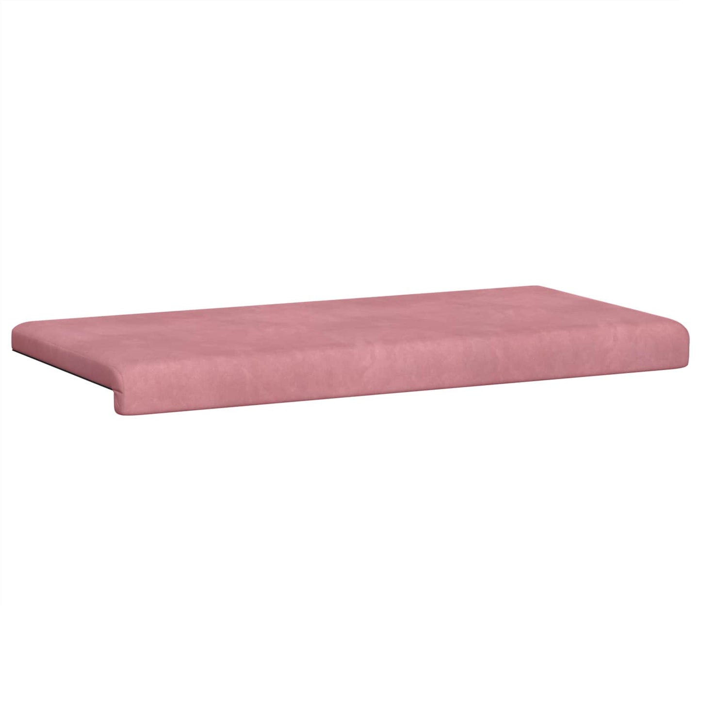 Bankkussen fluweel Roze Diepte 35 cm
